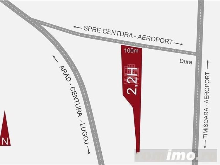 Teren de 18379 mp, în Aeroport