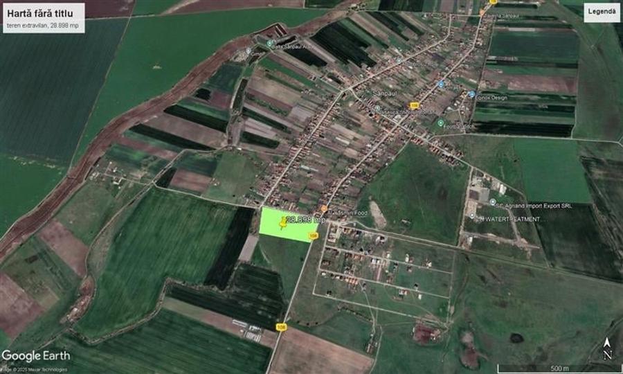 Teren Construcții intravilan de 28898 mp, în Sânpaul