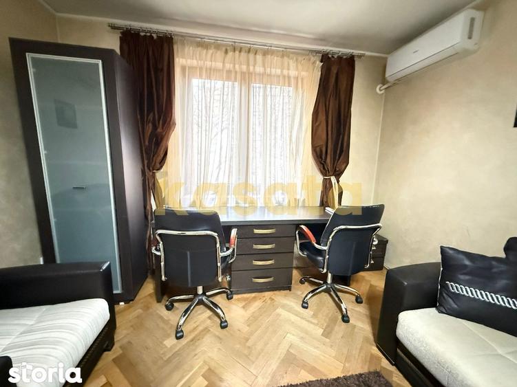 Apartament cu 3 camere semidecomandat, mobilat în Dorobanți