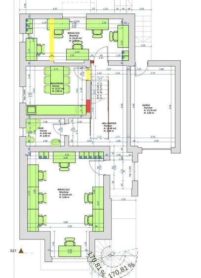 Casa cu doua apartamente CF separate si teren 550 mp - 1