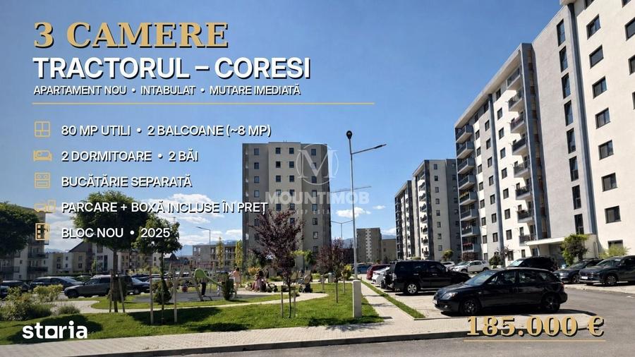 Apartament cu 3 camere în Tractorul