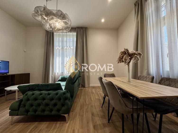 Apartament cu 2 camere semidecomandat, mobilat în Central