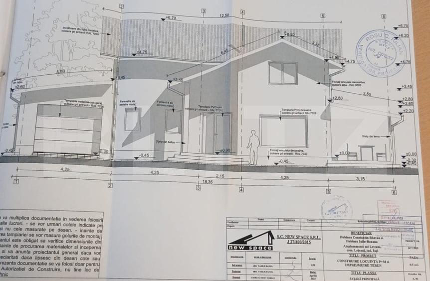 Teren Construcții intravilan de 1267 mp, în Lețcani