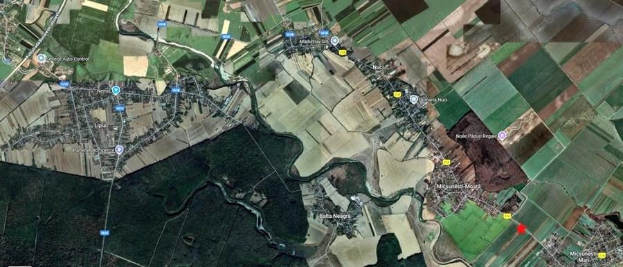 Teren de 15000 mp, în Nuci