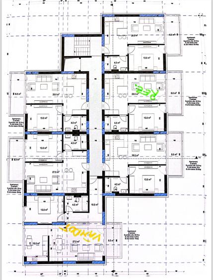 Apartament cu 2 camere decomandat în Central