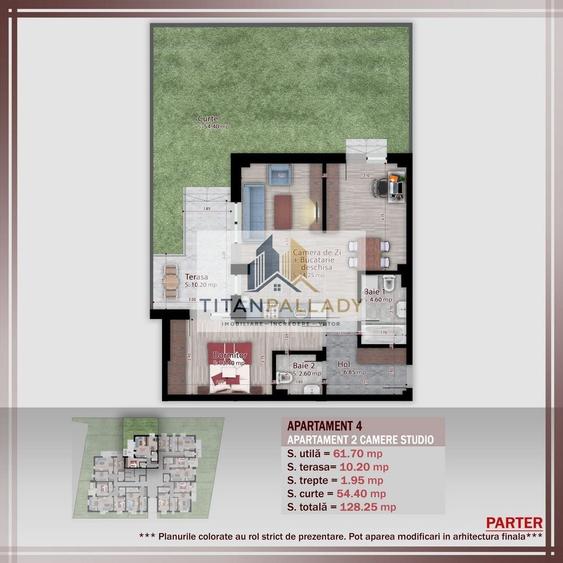 Apartament cu 2 camere în Theodor Pallady