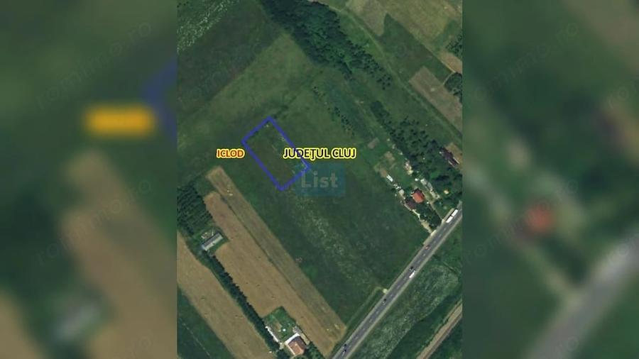 Teren intravilan 7800mp in Livada Iclod, utilitati, 63 euro/mp - 2