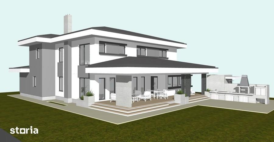 Casă cu 5 camere cu Teren 2660 Mp în Poarta Albă