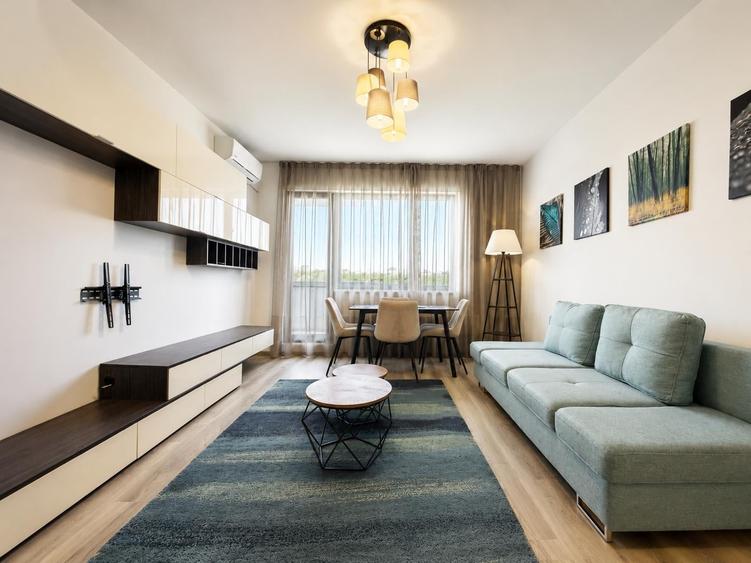 Apartament cu 2 camere semidecomandat în Băneasa