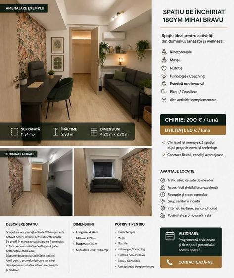 Spațiu comercial, de 36 mp, în Mihai Bravu
