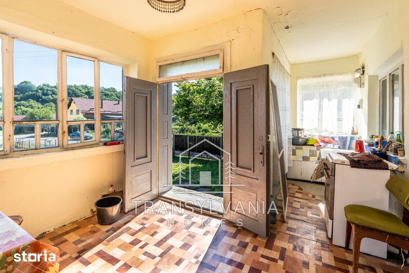 Casă cu 2 camere cu Teren 3463 Mp în Aluniș