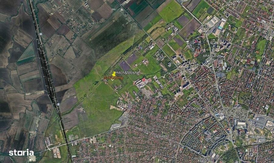 Teren intravilan de vanzare - zona Mehala - Comision 0% - 2