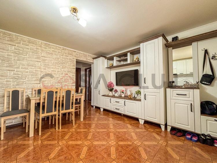 Apartament cu 3 camere semidecomandat, mobilat în Iris