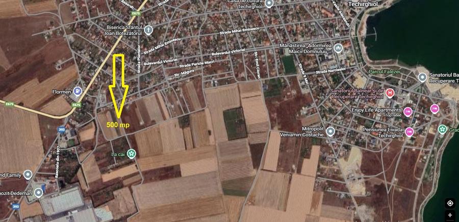 Teren Construcții intravilan de 500 mp, în Sud-Vest
