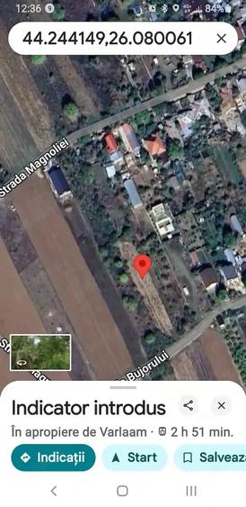 Teren de 1200 mp, în Varlaam
