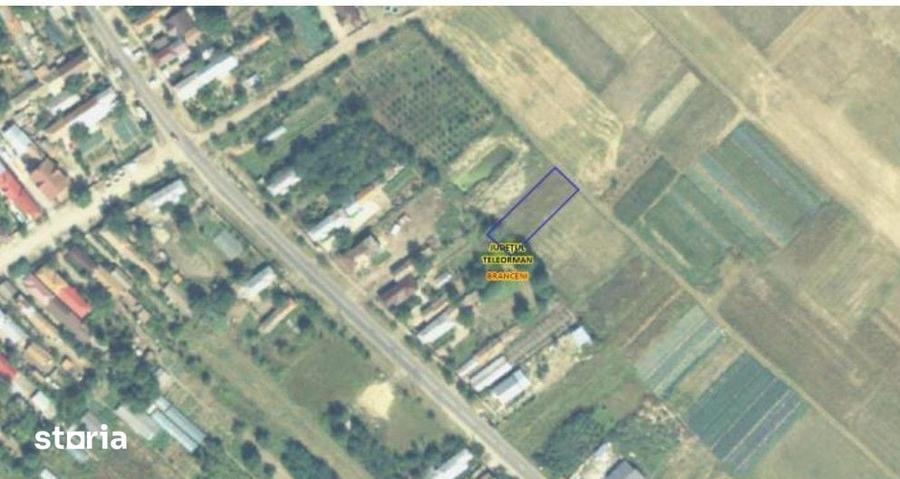 Teren de 613 mp, în Brânceni