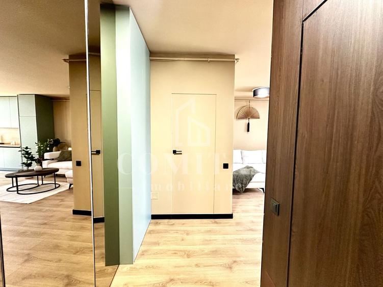 Apartament cu 2 camere semidecomandat, mobilat în Florești