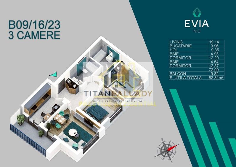 3Cam/ 83mp/ Premium/ Balcon/ Titan-Pallady/ P+3 - 2