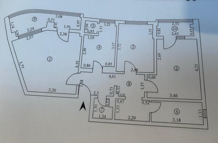 Apartament cu 3 camere decomandat în Siderurgiștilor