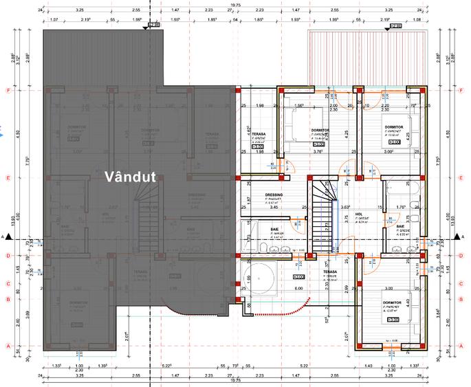 Duplex cu 5 camere cu Canalizare în Dumbrăvița