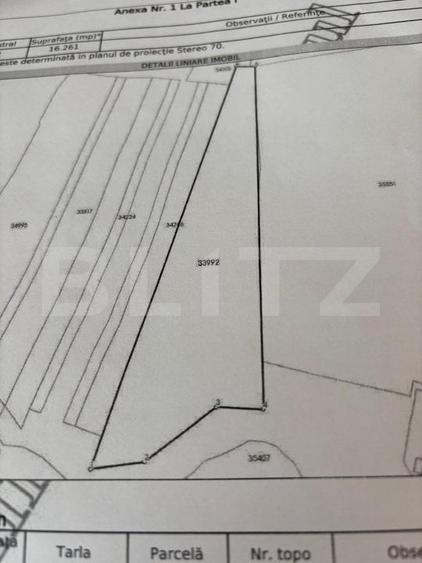 Teren agricol extravilan de 16261 mp, în Sud-Est