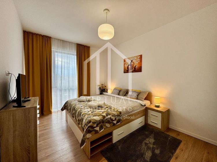 Apartament cu 2 camere decomandat, mobilat în Piața Cluj