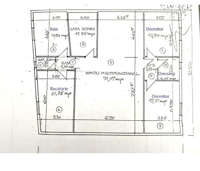 Apartament cu 3 camere decomandat, mobilat în Floreasca