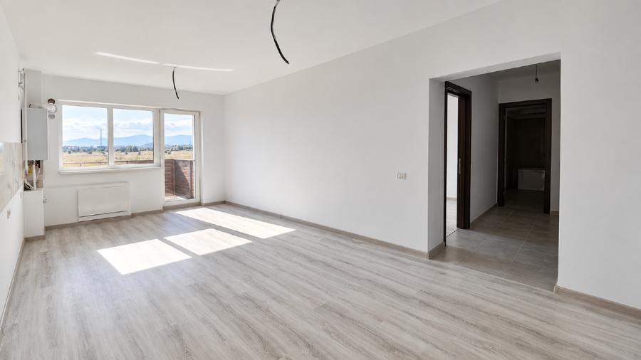 Apartament cu 2 camere semidecomandat în Sânpetru
