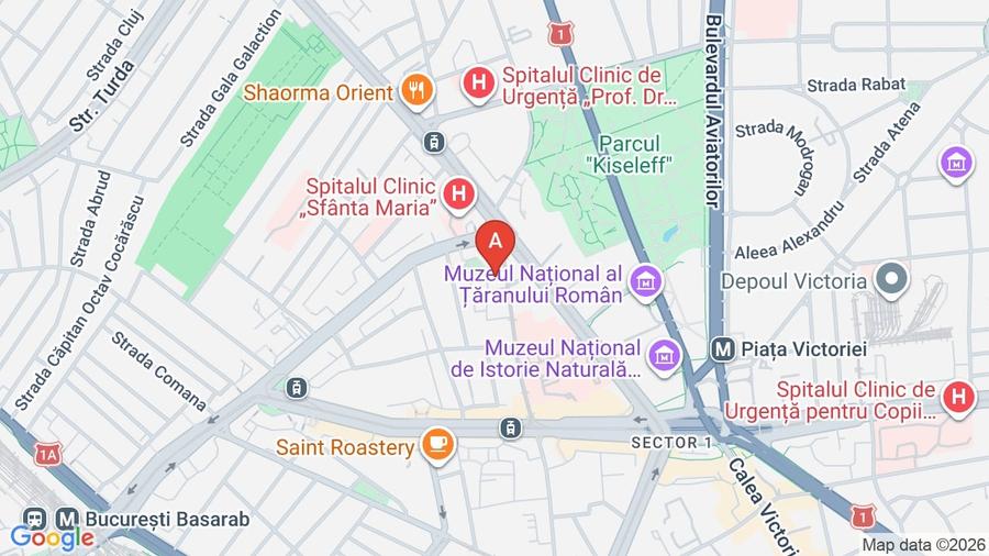 Apartament cu 4 camere semidecomandat, mobilat în Victoriei