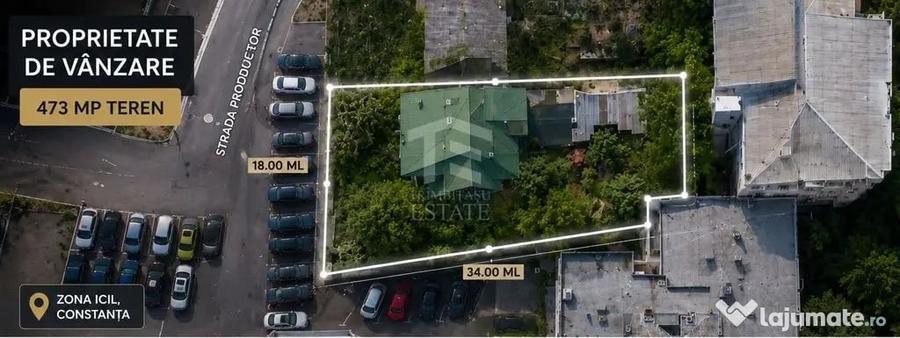 Teren 473 mp | Dezvoltare P+2 | Zona ICIL | Comision 0% - 15