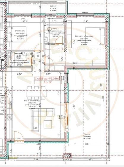 Apartament cu 2 camere în Someșeni