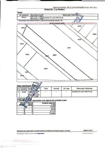 Teren intravilan pentru investi?ie, 1490 mp, zona Selgros - 1
