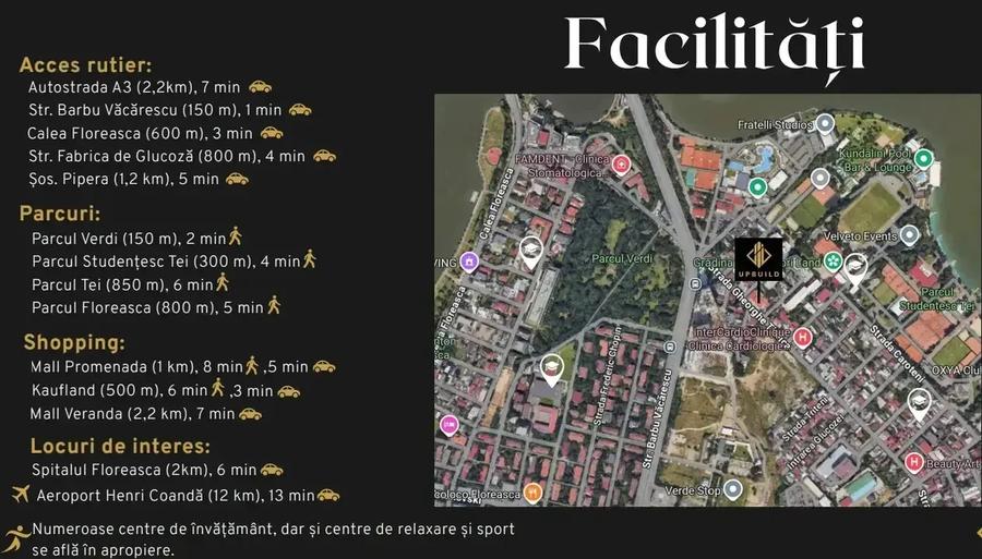 Apartament cu 3 camere decomandat în Barbu Văcărescu