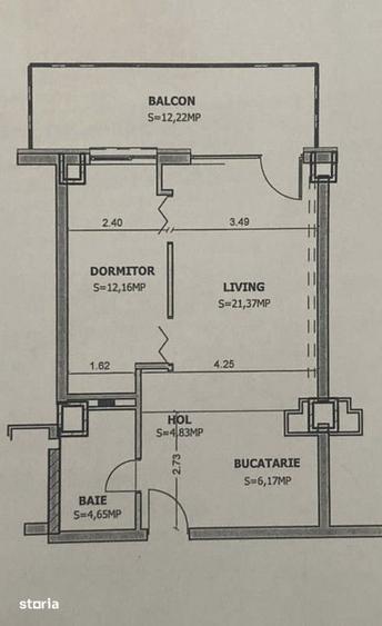 Inchiriere Apartament 2 camere, centru, zona NTT Data - 10