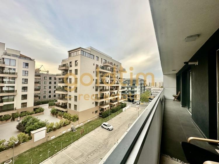 Apartament cu 3 camere semidecomandat, mobilat în Pipera