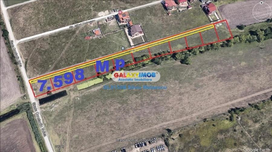Teren Construcții intravilan de 7598 mp, în Nord-Vest