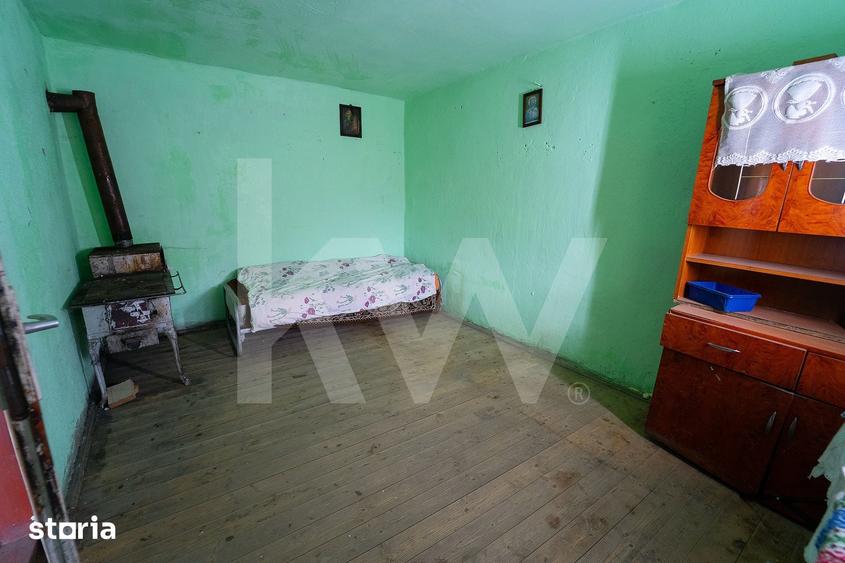 Casă cu 2 camere cu Teren 405 Mp în Central
