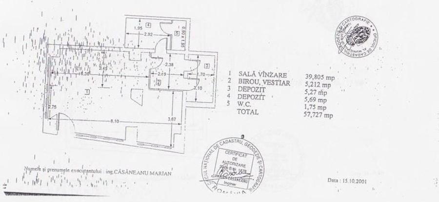 Spațiu comercial, de 58 mp, în Magheru