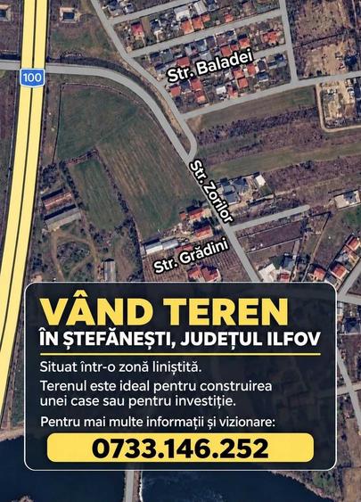 vand teren in Stefanesti judetul ilfov - 2