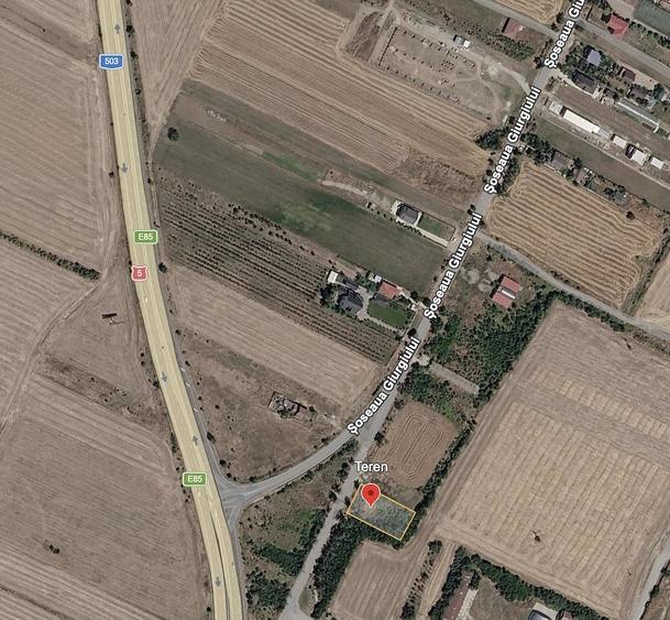 Teren de 1000 mp, în Adunații-Copăceni