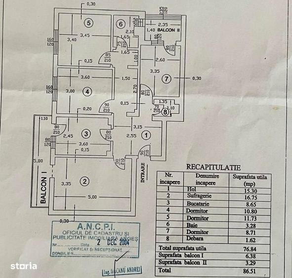 Apartament cu 4 camere decomandat, mobilat în Banat