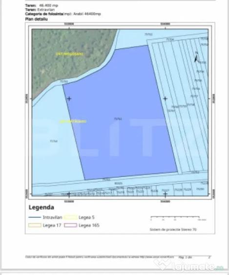 Teren extravilan de vanzare, 4.64 hectare, zona Matasaru - Matasaru (Dambovita) - 1