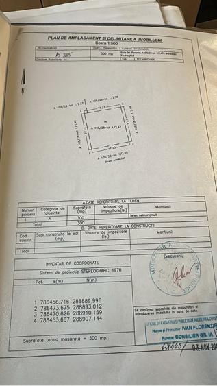 Teren de 300 mp, în Exterior Vest