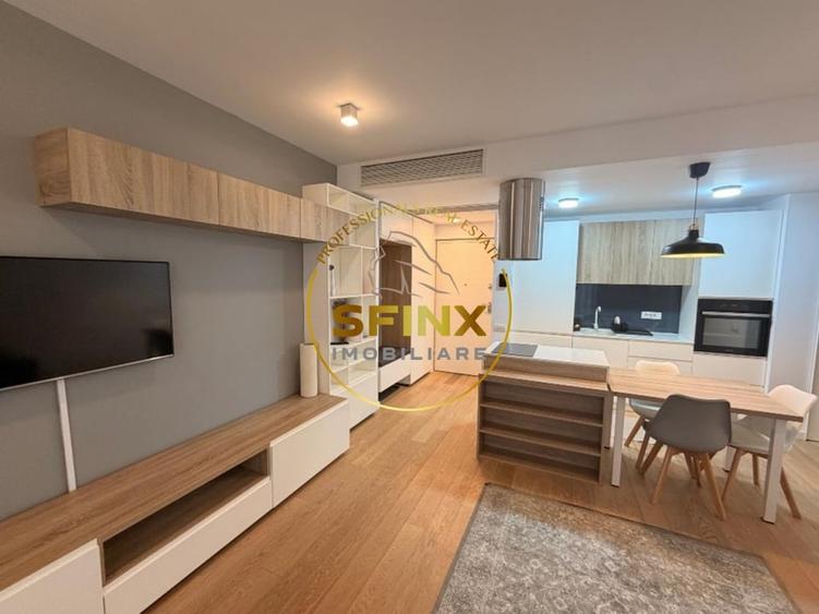 Apartament cu 2 camere decomandat, mobilat în Herăstrău