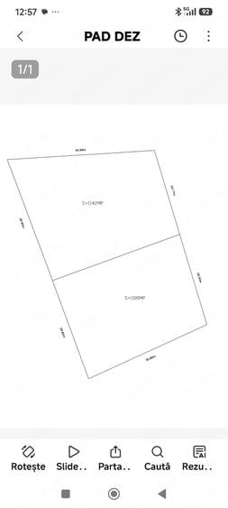 Teren pentru Constructii sat.Cunesti com. Gradistea - 2