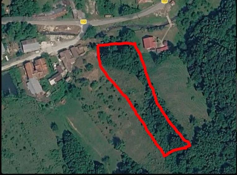 Teren de 5389 mp, în Rusca