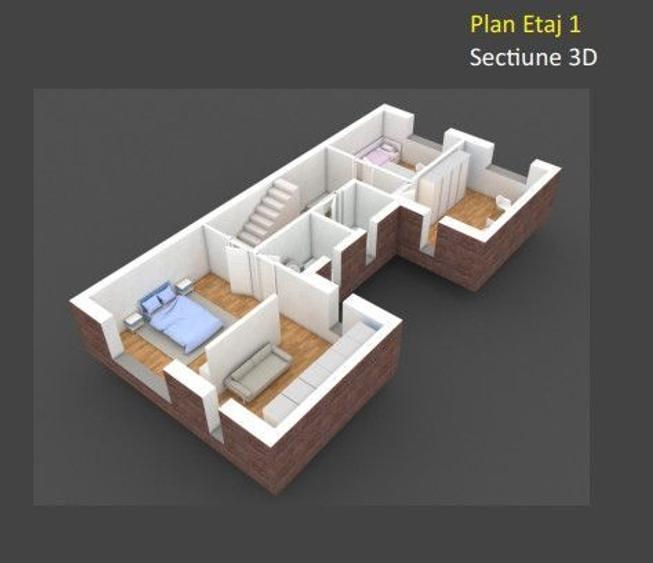 Teren Construcții intravilan de 208 mp, în Domenii