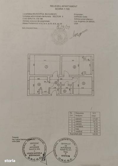 Apartament cu 3 camere decomandat în Politehnica