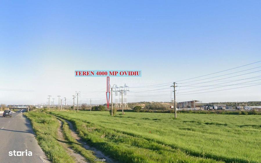 Ovidiu, Constanta, langa DN2AE60 pretabil ferma, parcare, fotovoltaic - 2