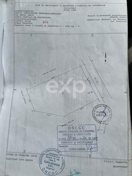 Teren Construcții intravilan de 1400 mp, în Mătăsaru